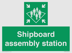 Shipboard assembly station